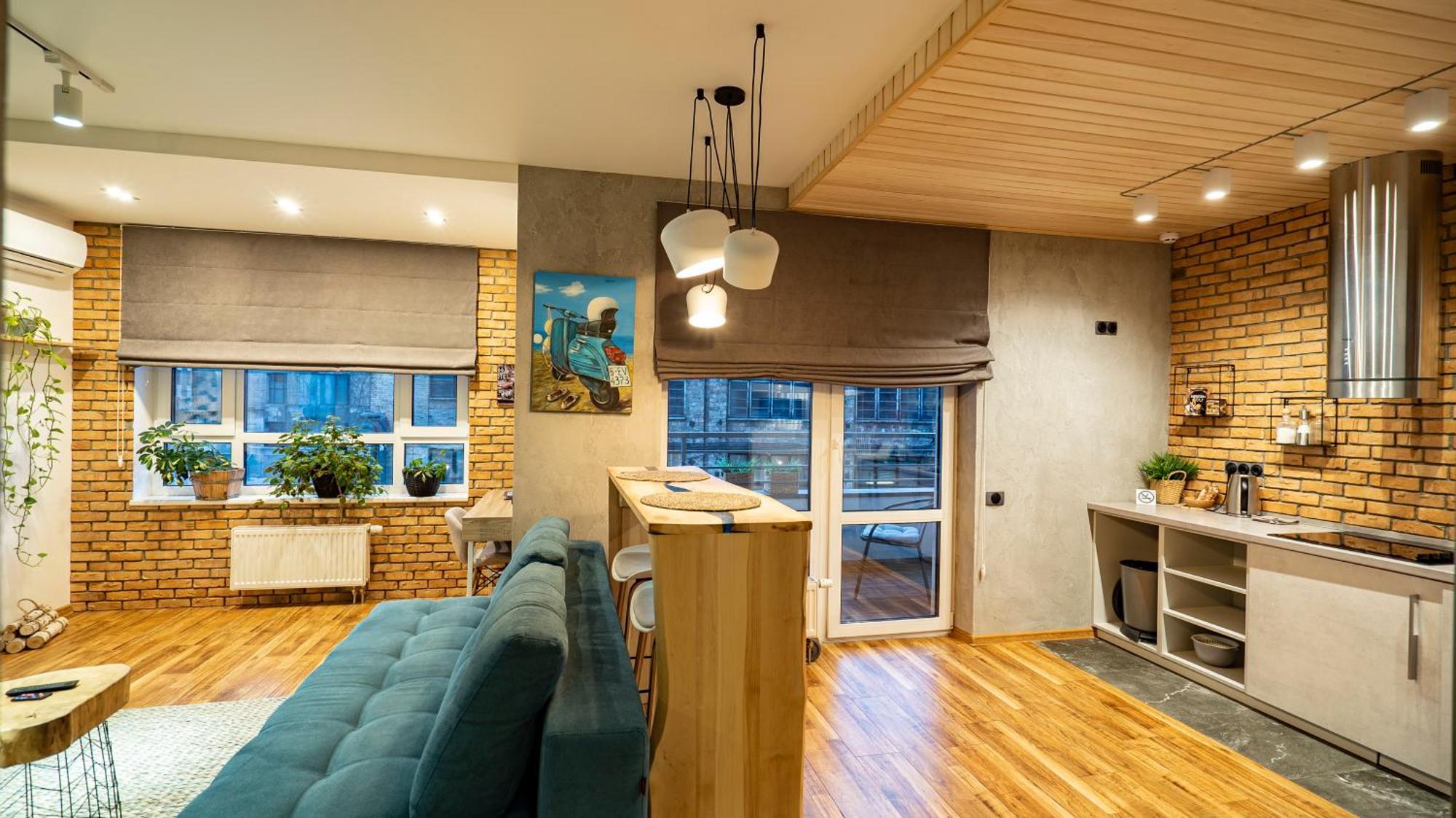 Loft Apartment Near Smart Plaza Polytech Киев Экстерьер фото